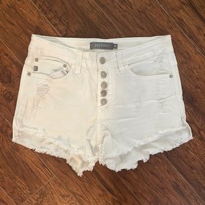 Just USA White Jean Shorts size medium